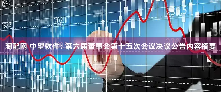 淘配网 中望软件: 第六届董事会第十五次会议决议公告内容摘要