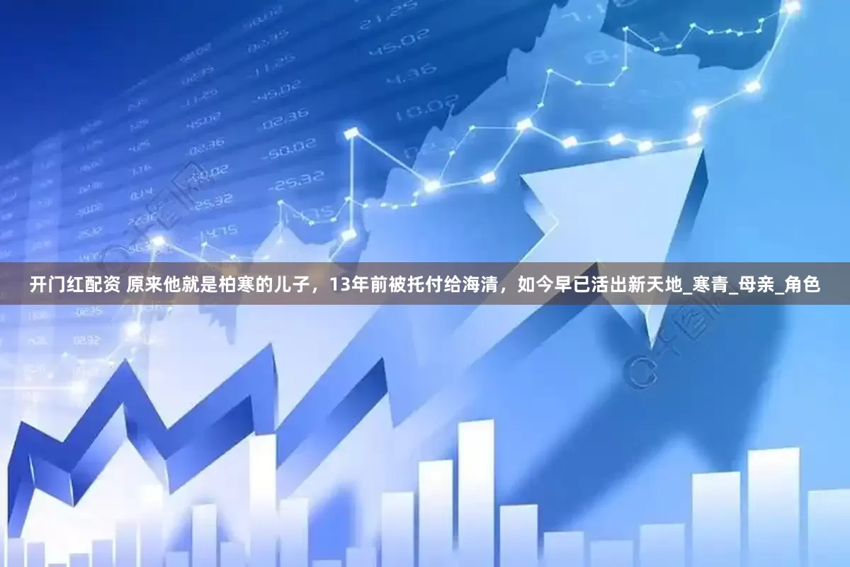 开门红配资 原来他就是柏寒的儿子，13年前被托付给海清，如今早已活出新天地_寒青_母亲_角色