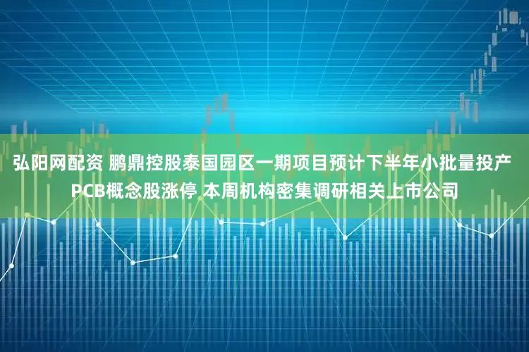 弘阳网配资 鹏鼎控股泰国园区一期项目预计下半年小批量投产 PCB概念股涨停 本周机构密集调研相关上市公司
