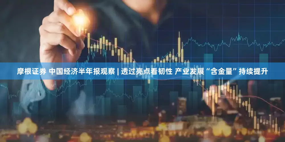 摩根证券 中国经济半年报观察 | 透过亮点看韧性 产业发展“含金量”持续提升